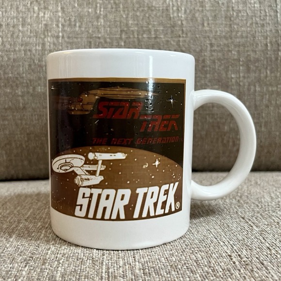 Star Trek Other - Vtg Star Trek Coffee Mug 1992 Enterprise Kilncraft England Magic Color Cup